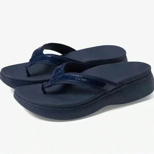 Vionic High Tide II Navy Patent 8